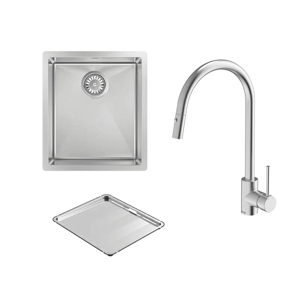 Abey Alfresco Single Bowl Sink with Drain Tray