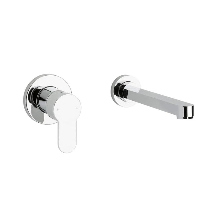 Alder AIKO Wall Basin/Bath Mixer Set