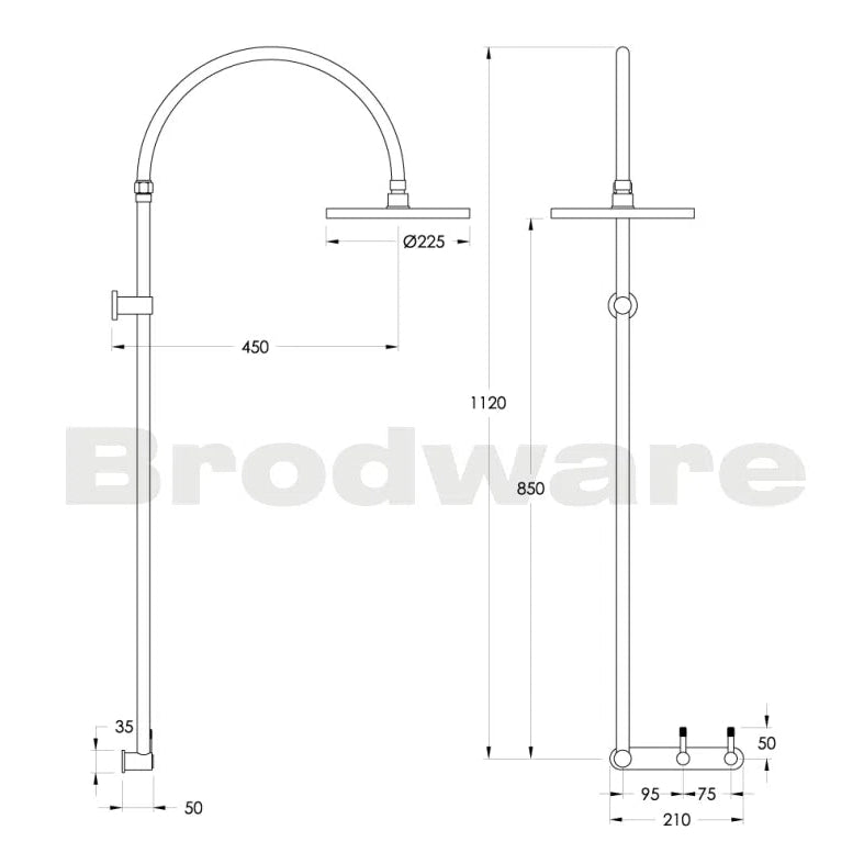 Yokato Exposed Shower Set