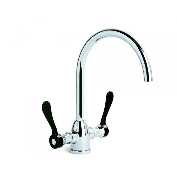 Brodware Memphis Gooseneck Kitchen Mixer With Swivel Spout