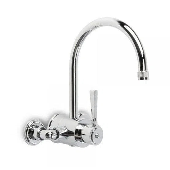 Brodware Industrica Wall Set With Mixer And Swivel Spout