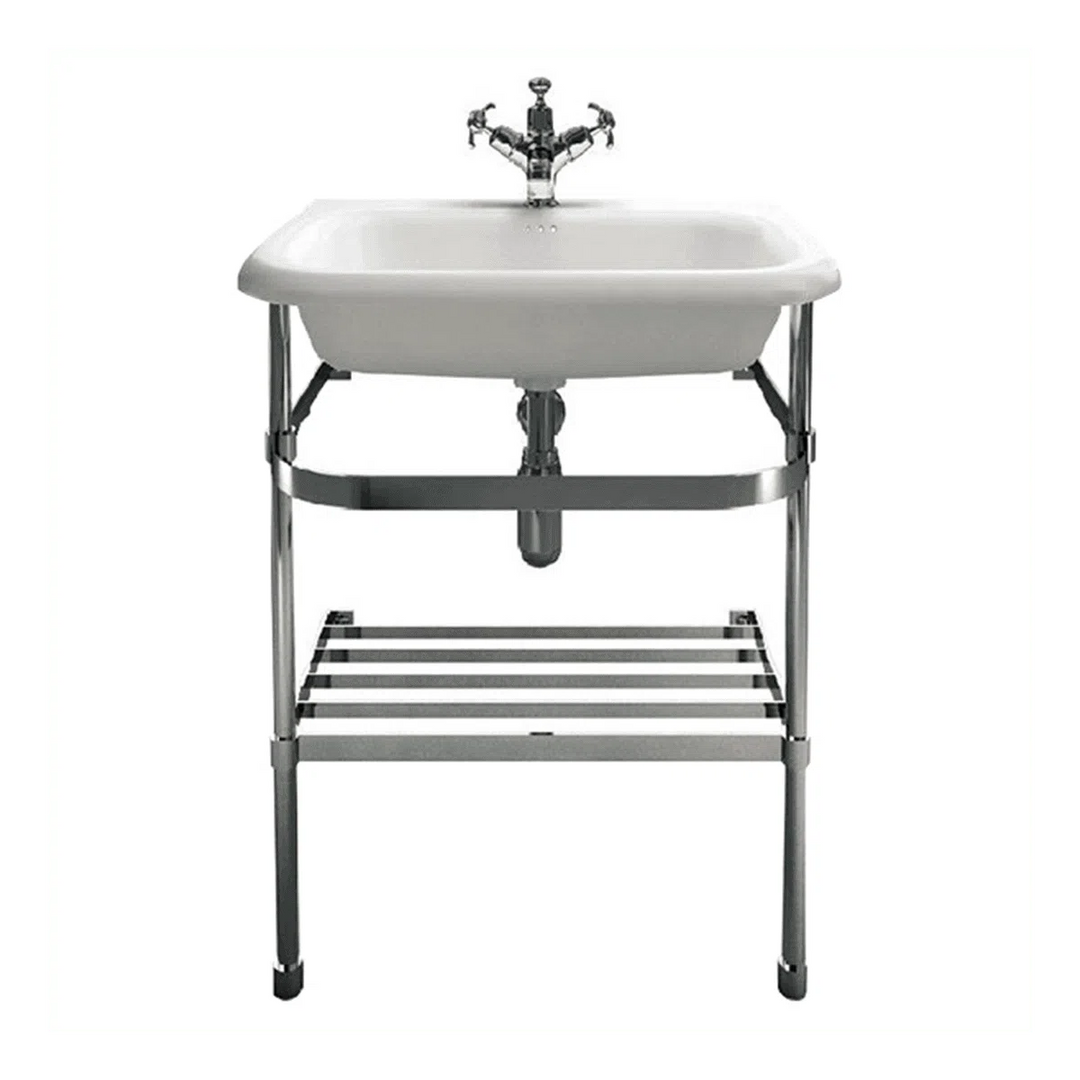 Burlington Classic Roll Basin With Stand & Plug