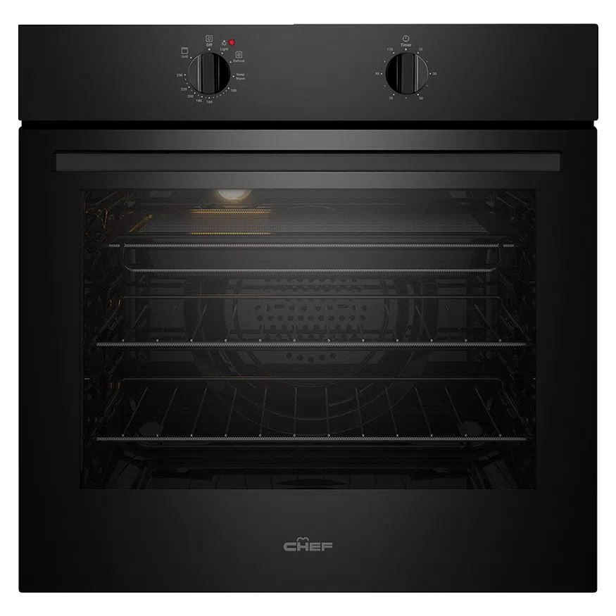 Chef 60cm Multi-function 3 Oven (CVE612DB)