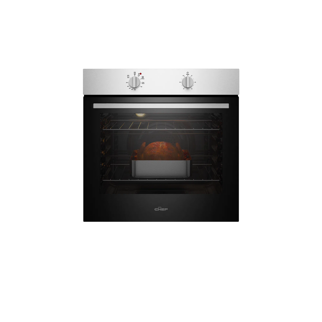 Chef 60cm Multi-function 3 Oven (CVE612SB)