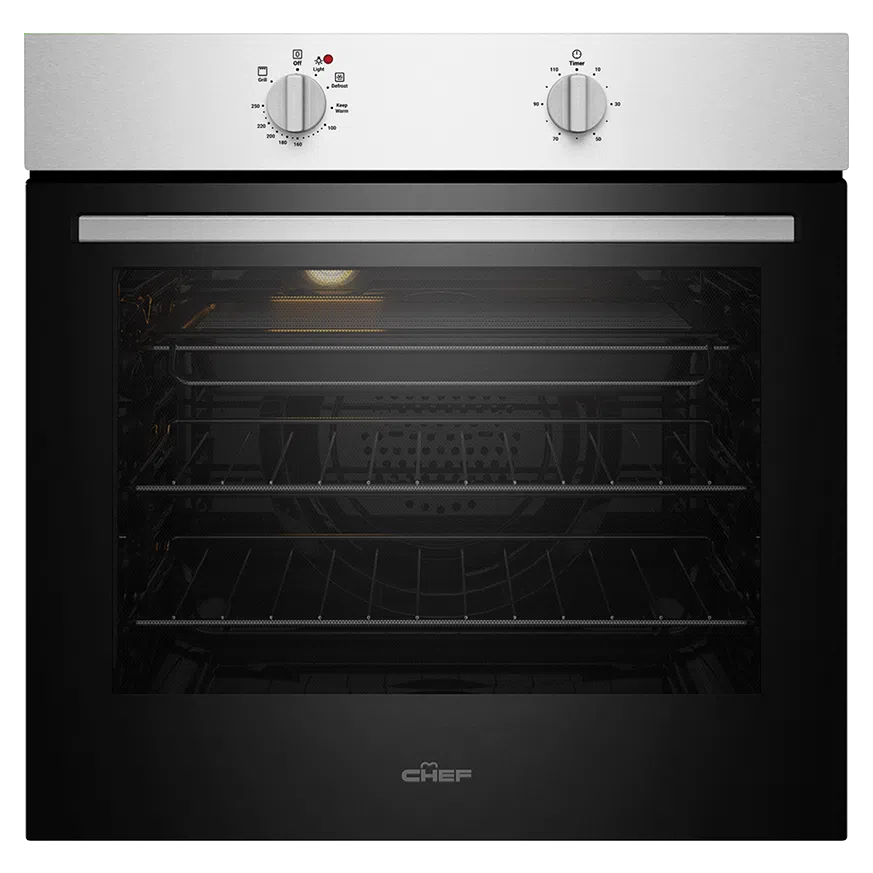 Chef 60cm Multi-function 3 Oven (CVE612SB)