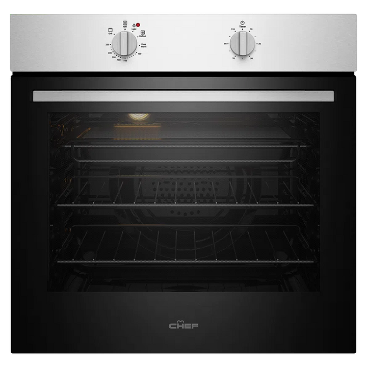 Chef 60cm Multi-function 3 Oven (CVE612SB)