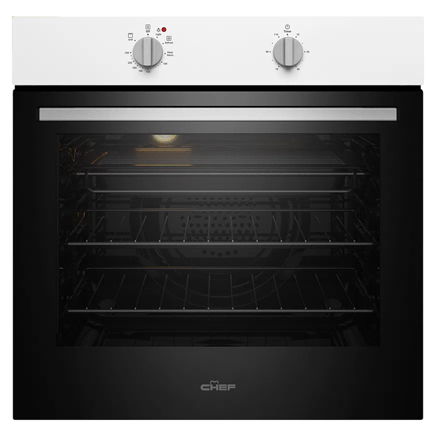 Chef 60cm Multi-function 3 Oven (CVE612WB)