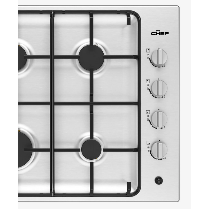 Chef 60cm 4 Burner Gas Cooktop (CHG642SC)