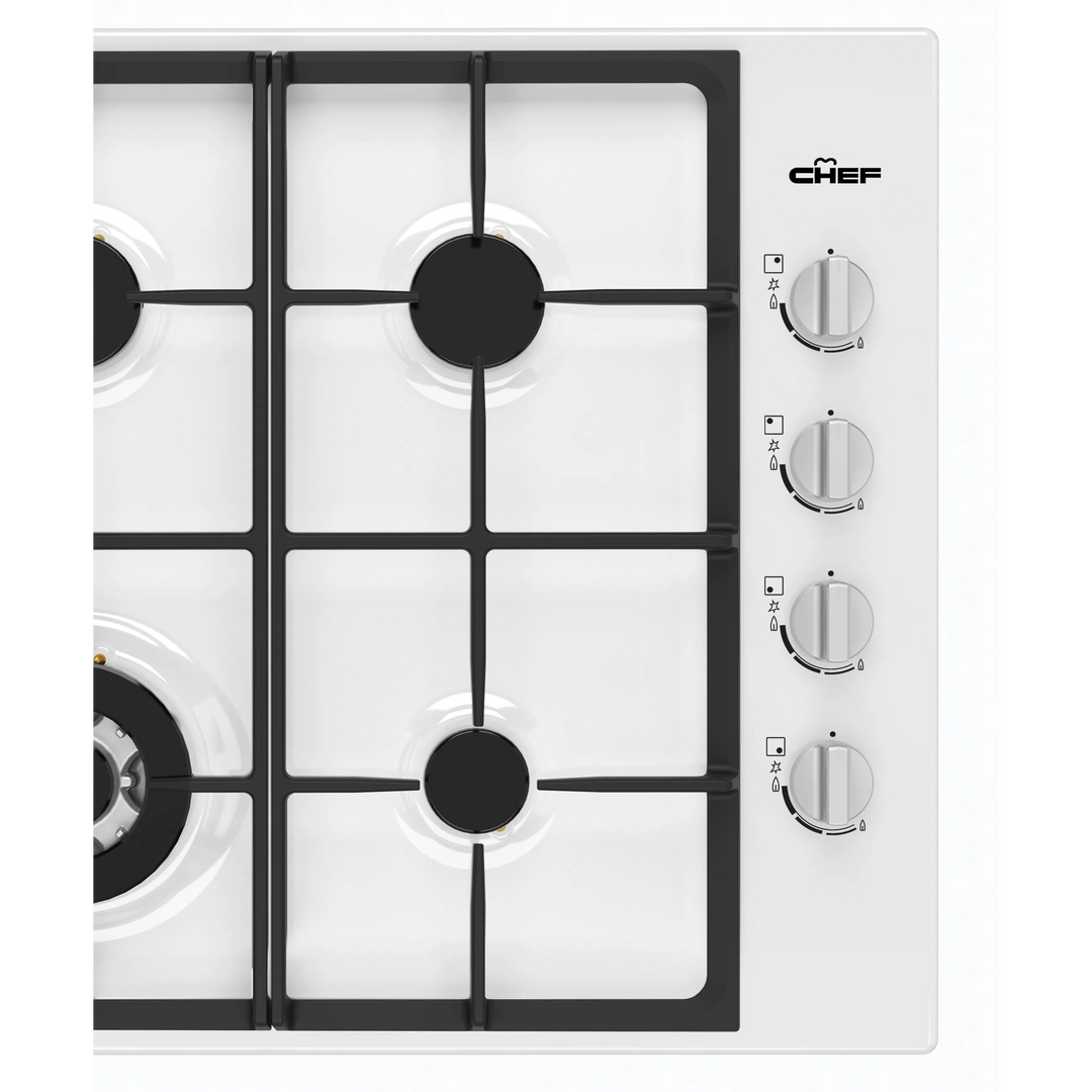 Chef 60cm 4 Burner Gas Cooktop (CHG644WC)