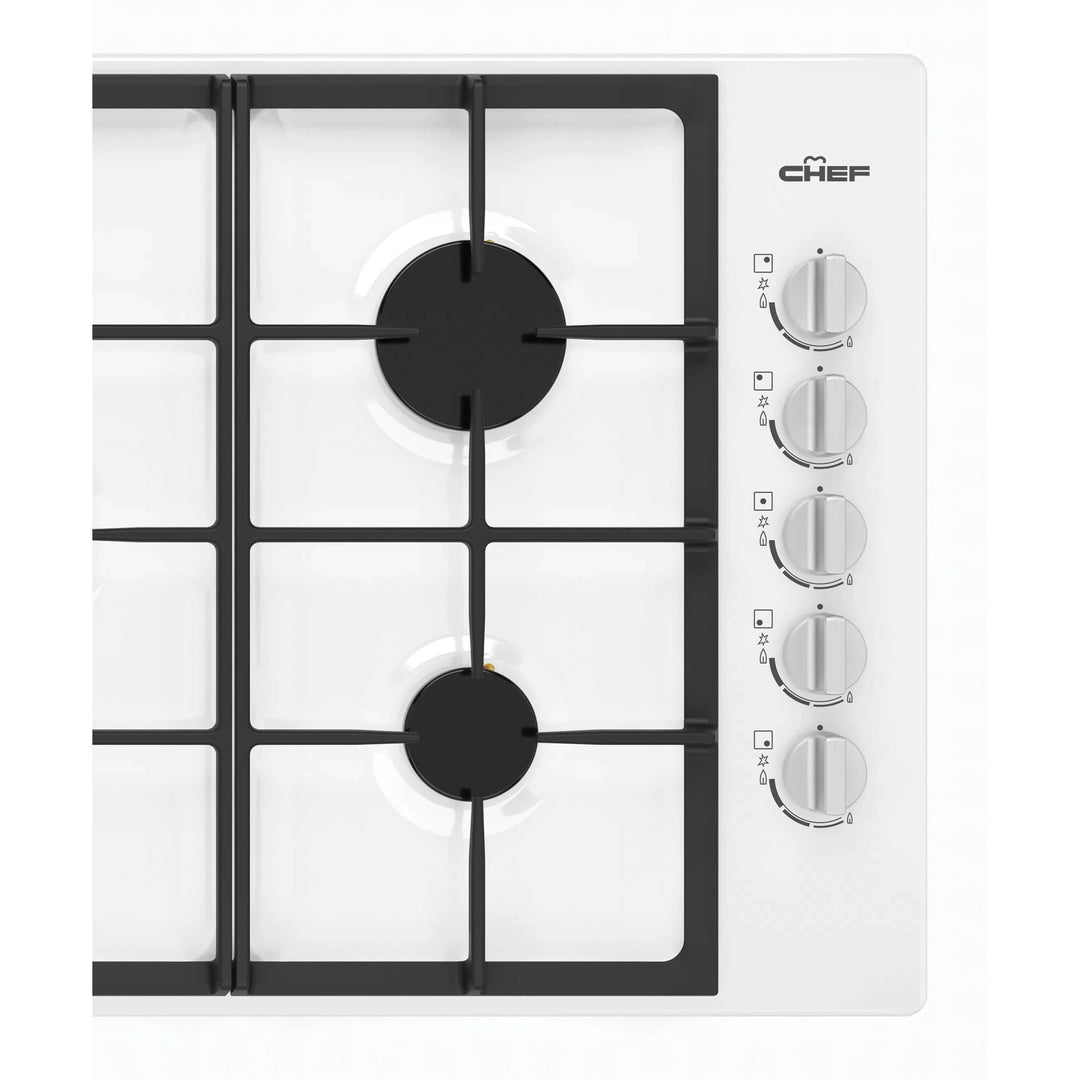 Chef 90cm 5 Burner Gas Cooktop (CHG954WC)