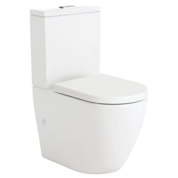 Fienza KOKO Back To Wall Toilet Suite Gloss White