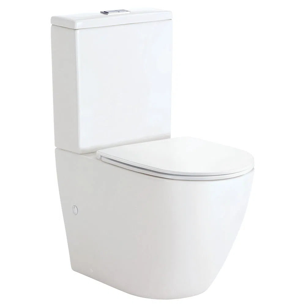 Fienza KOKO Back To Wall Toilet Suite Gloss White