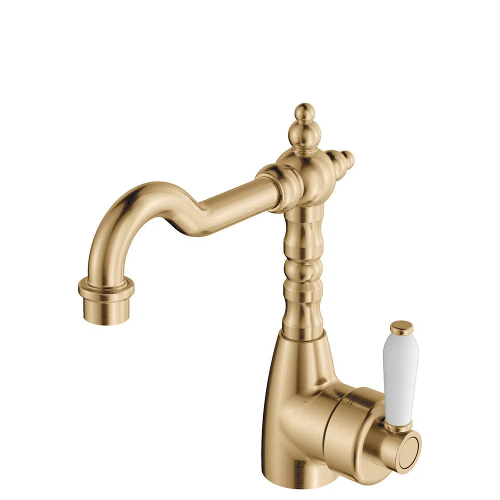 Fienza Eleanor Shepherds Crook Basin Mixer