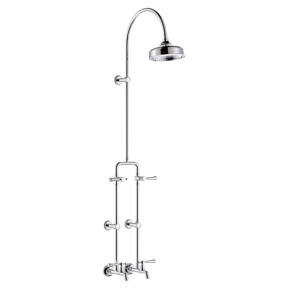 Fienza LILLIAN Lever Exposed Rail Shower + Bath Set