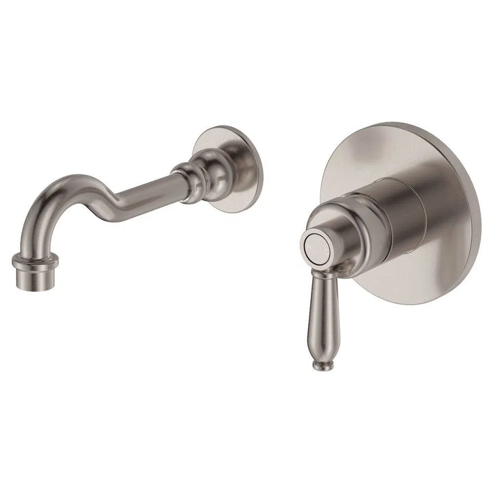 Fienza Eleanor Wall Basin/Bath Mixer Set