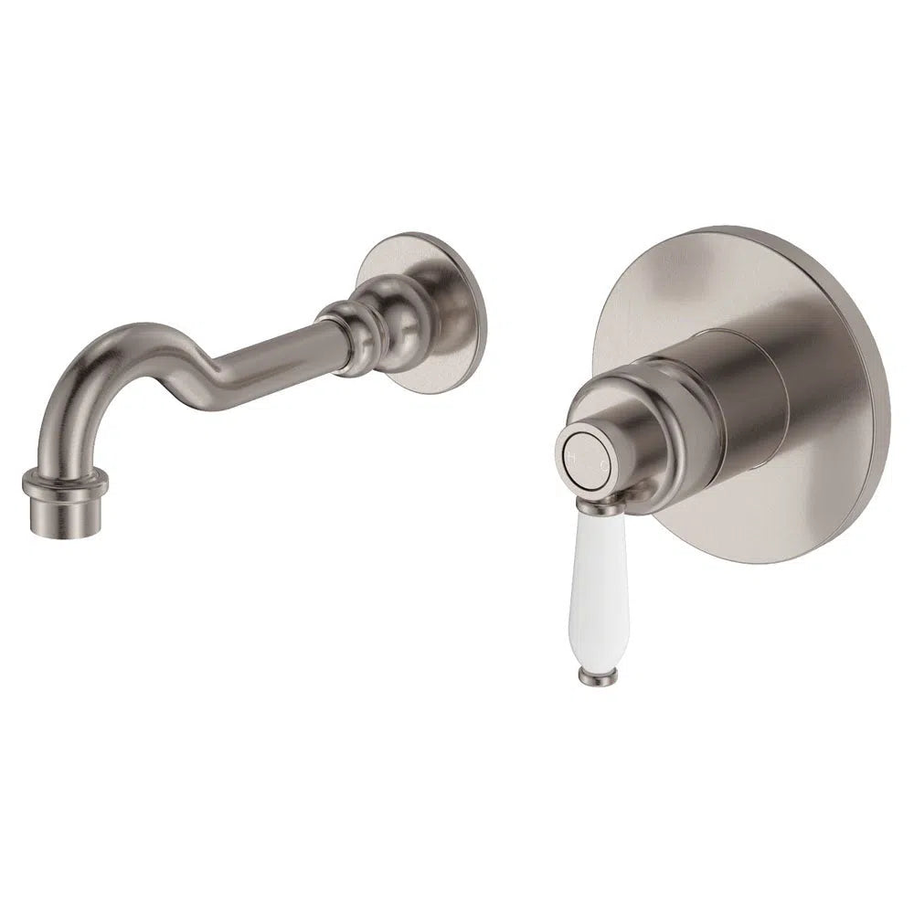 Fienza Eleanor Wall Basin/Bath Mixer Set