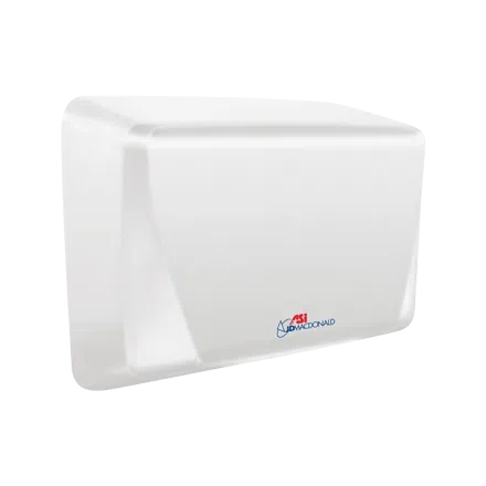 JD Macdonald Turbo Slim High Speed Hand Dryer - White