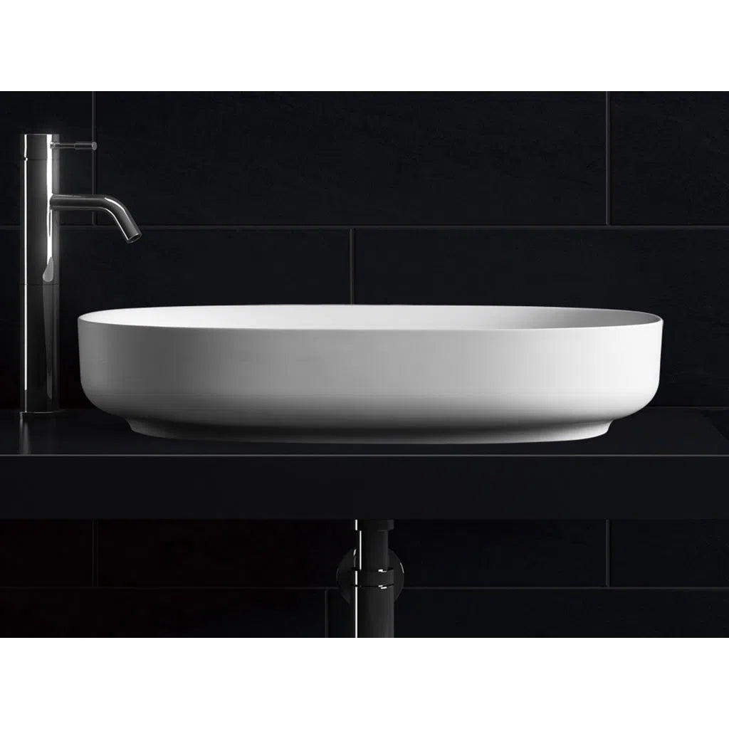 Kaskade Bonn 630 Oval Benchtop Stone Basin