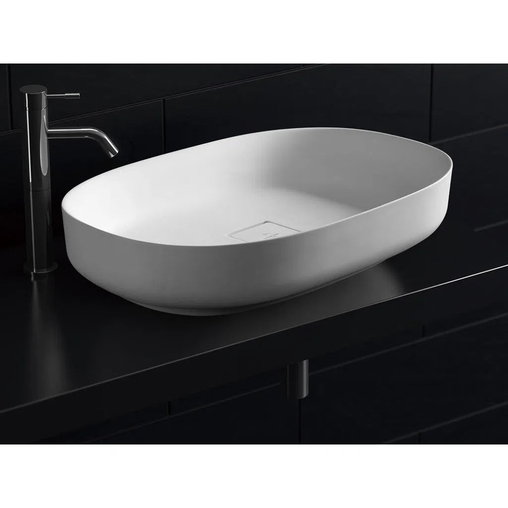 Kaskade Bonn 630 Oval Benchtop Stone Basin