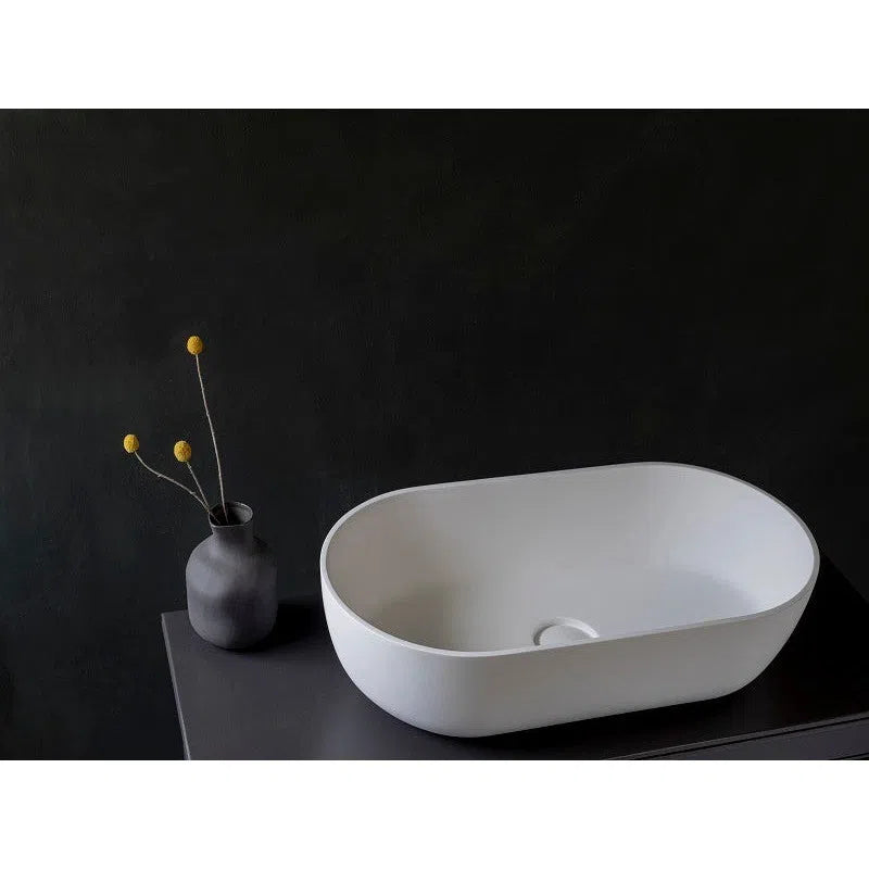 Kaskade Lucia VXA12 Benchtop Oval Stone Basin