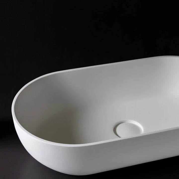 Kaskade Lucia VXA12 Benchtop Oval Stone Basin