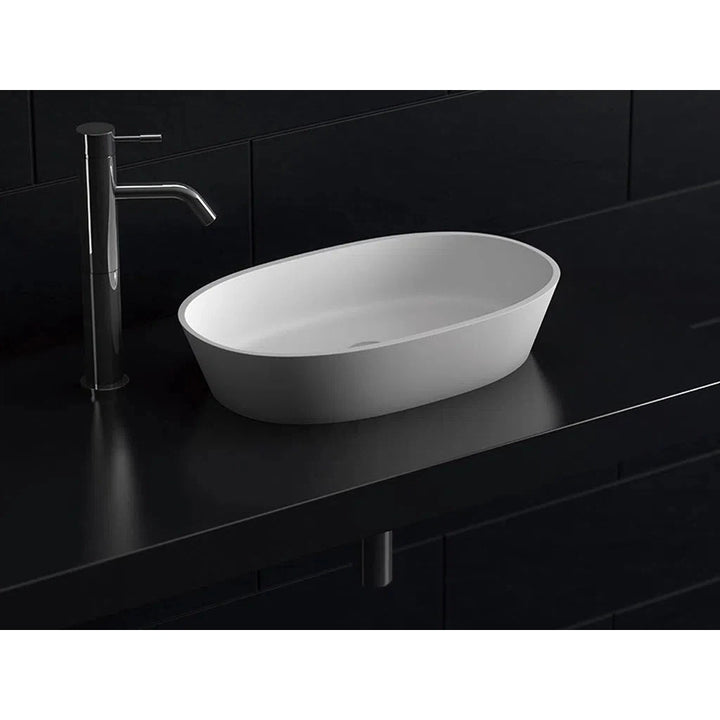 Kaskade Solaya RSA01 Benchtop Oval Stone Basin