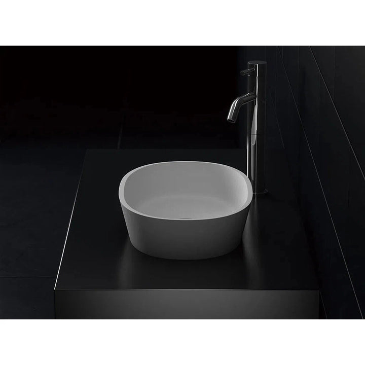 Kaskade Solaya RSA01 Benchtop Oval Stone Basin