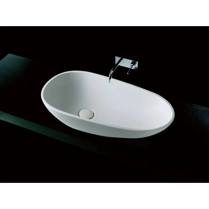 Kaskade Viva RSA03 Benchtop Egg-Shaped Stone Basin