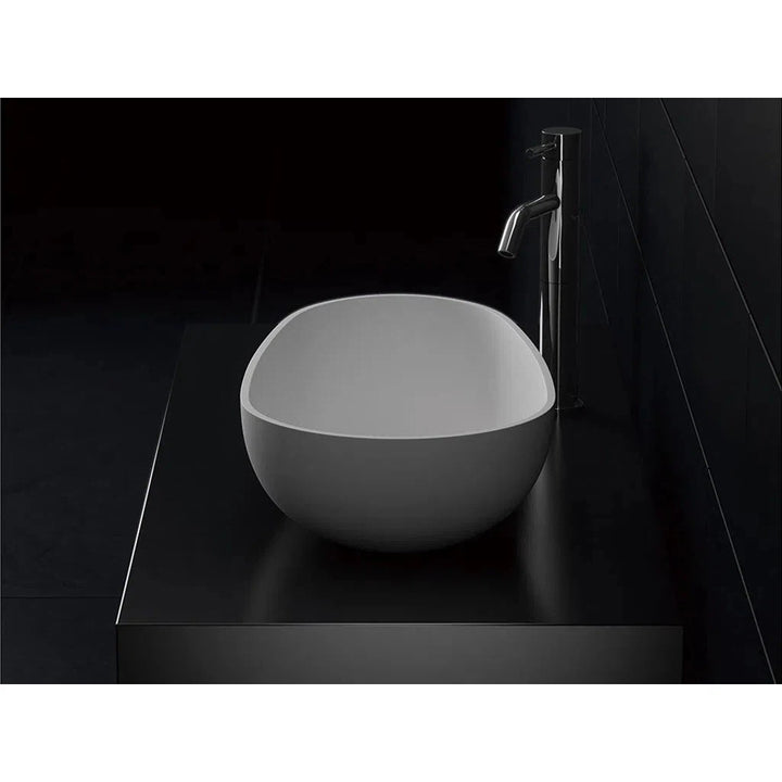 Kaskade Viva RSA03 Benchtop Egg-Shaped Stone Basin