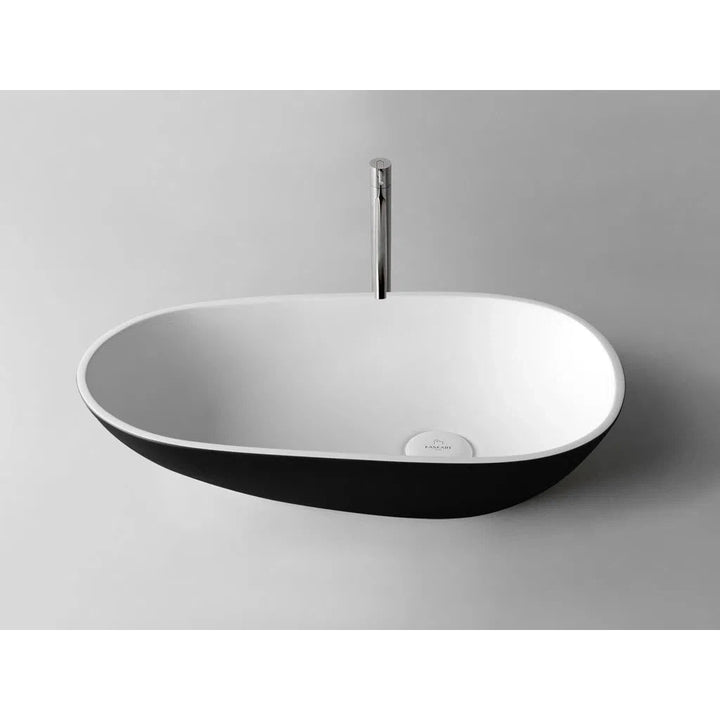 Kaskade Viva RSA03 Benchtop Egg-Shaped Stone Basin