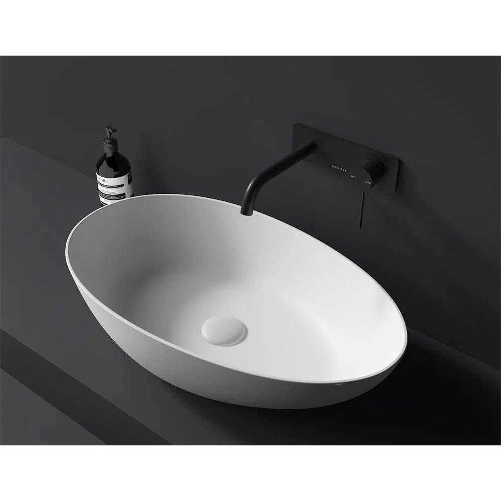 Kaskade Zoey 605 Benchtop Egg-Shaped Stone Basin