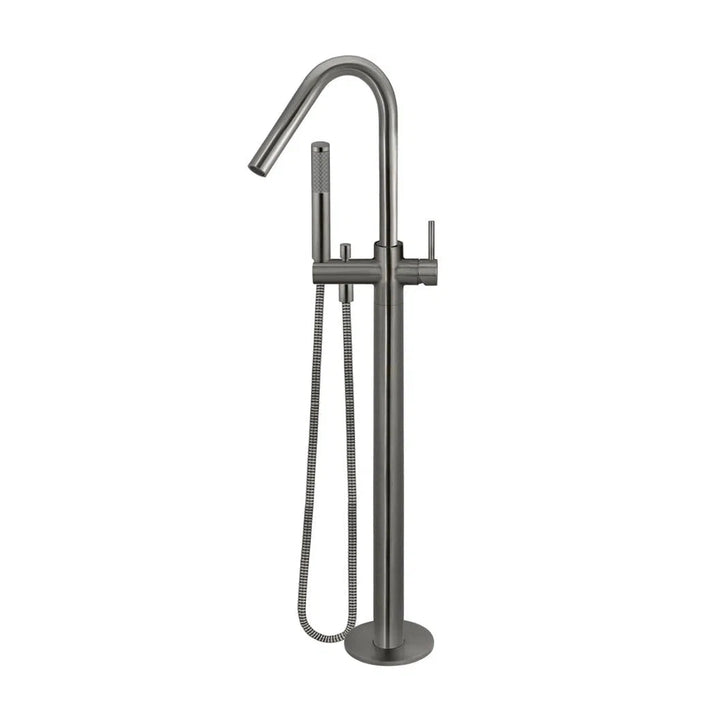 Meir Round Freestanding Bath Spout + Hand Shower