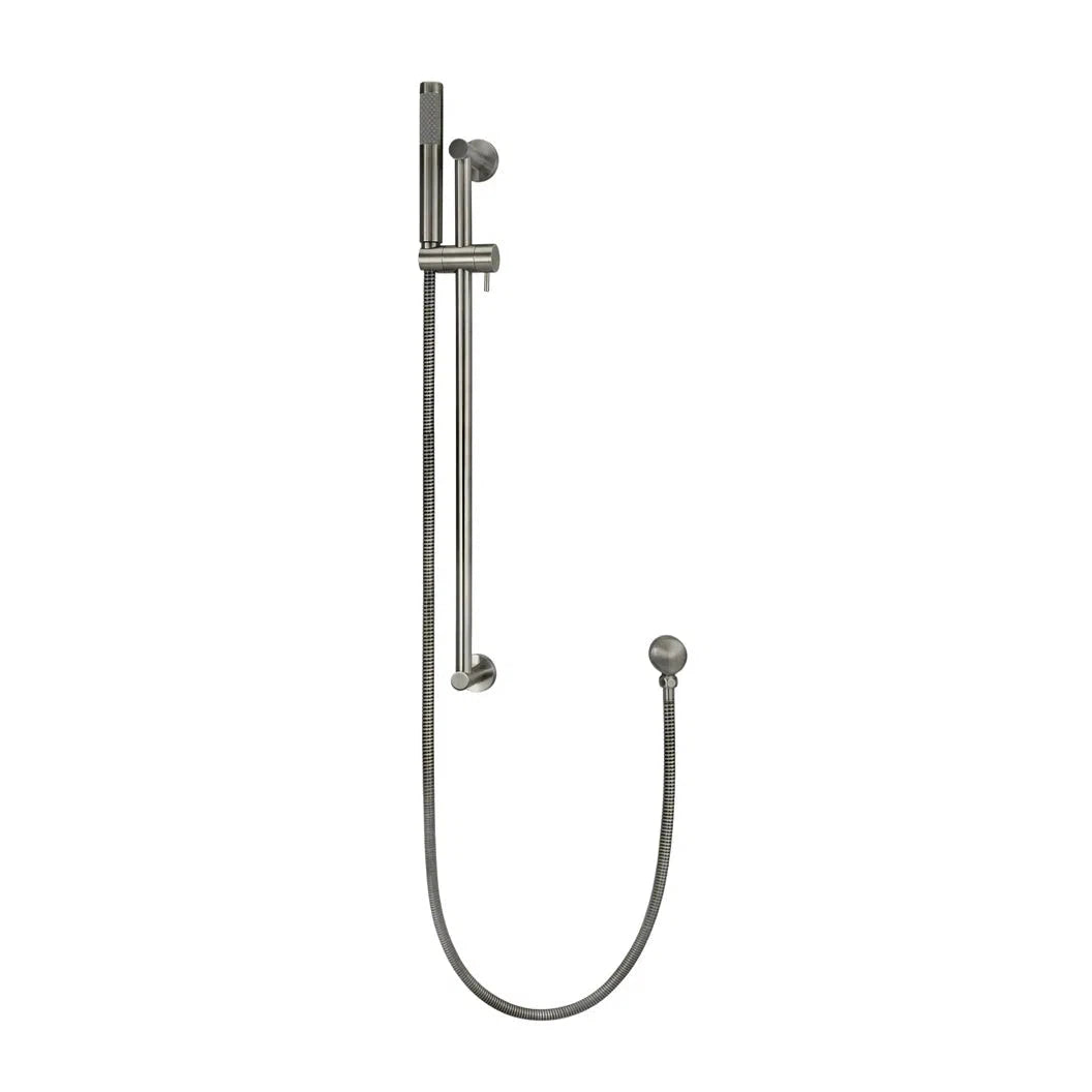 Meir Round Hand Shower on Rail Column