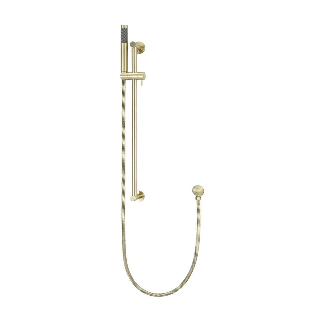 Meir Round Hand Shower on Rail Column