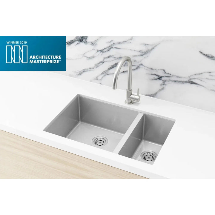 Meir Lavello Kitchen Sink One & Half Bowl