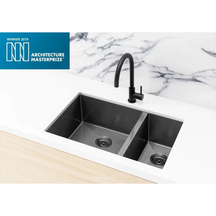 Meir Lavello Kitchen Sink One & Half Bowl