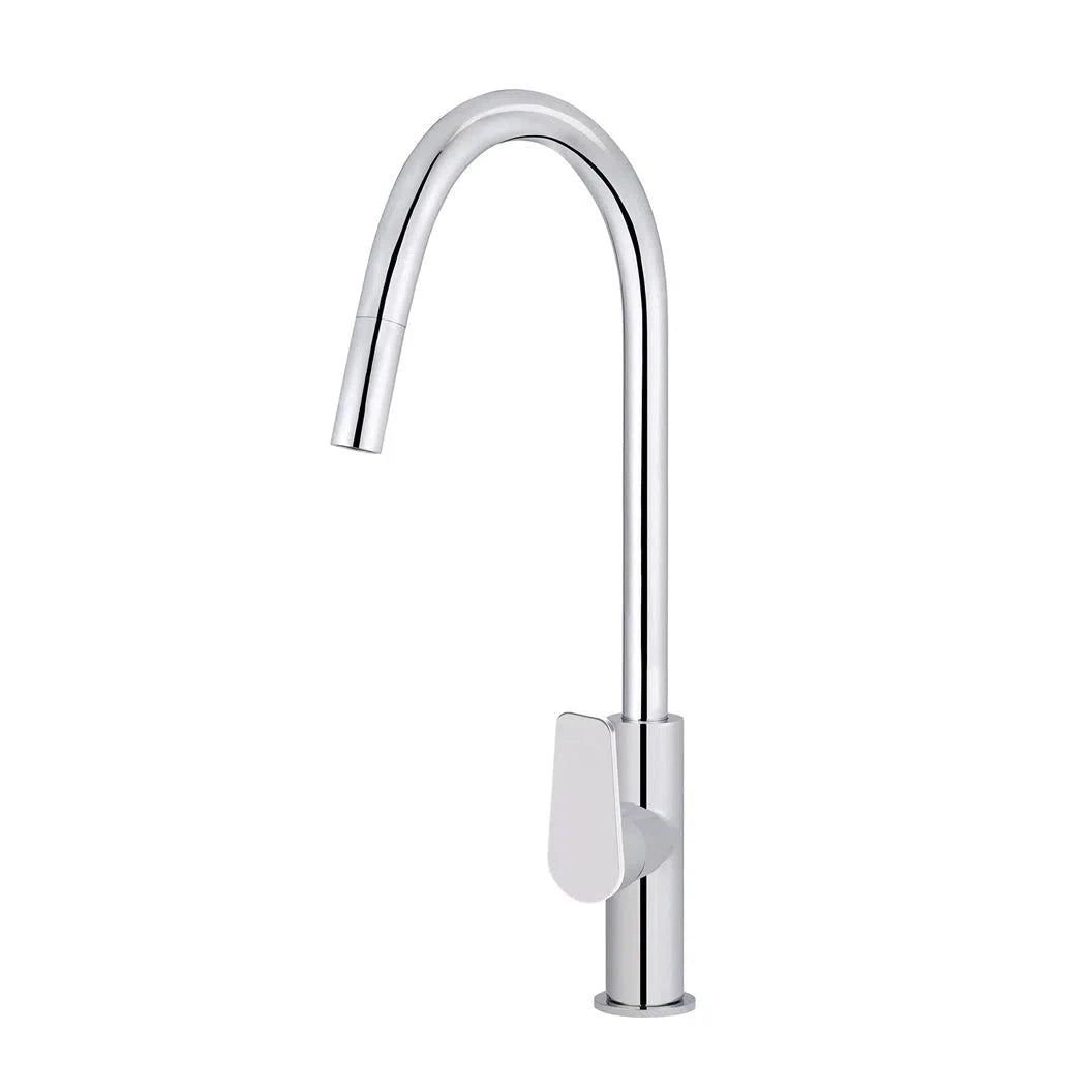 Meir Round Paddle Piccola Pull Out Kitchen Mixer Tap