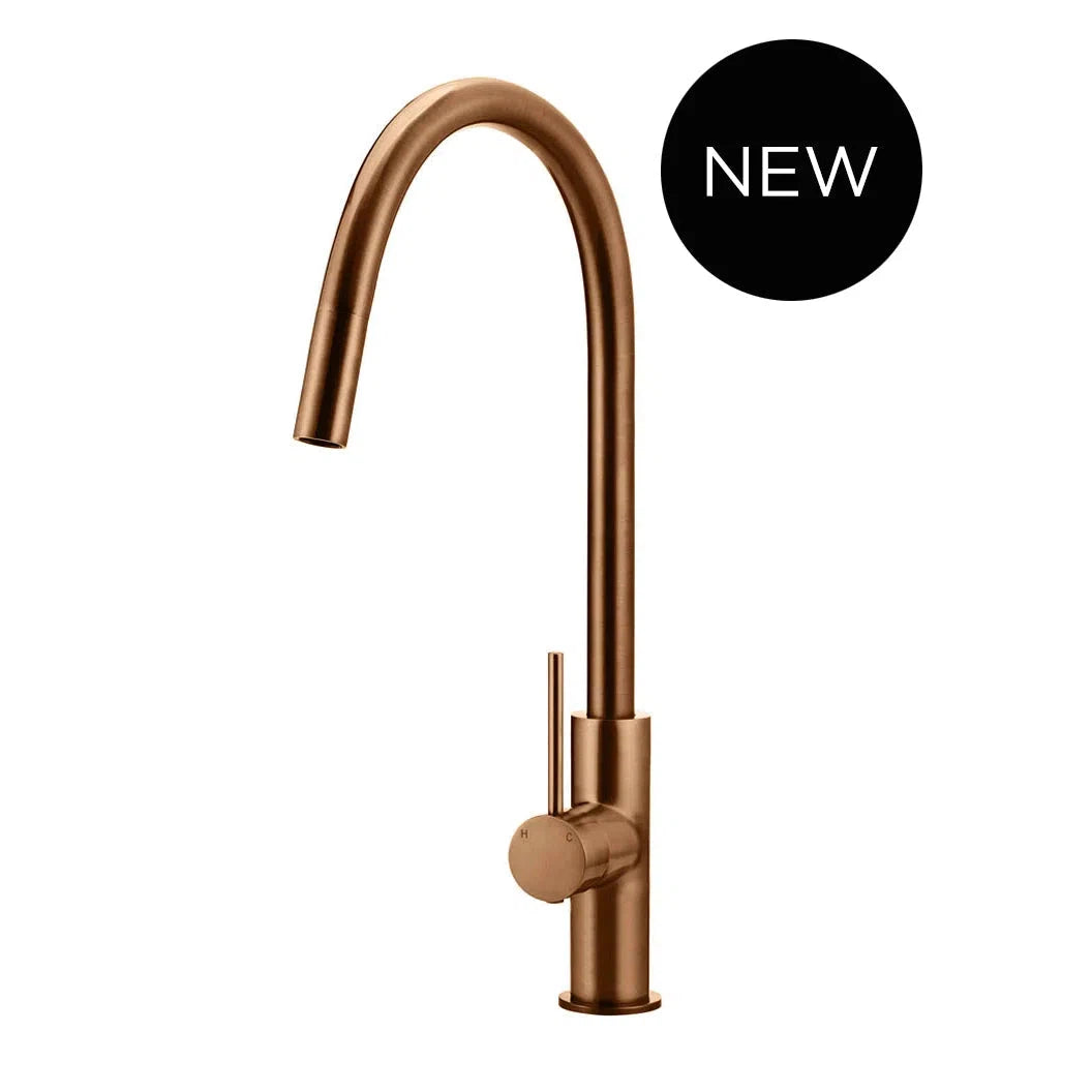 Meir Round Piccola Pull Out Kitchen Mixer Tap