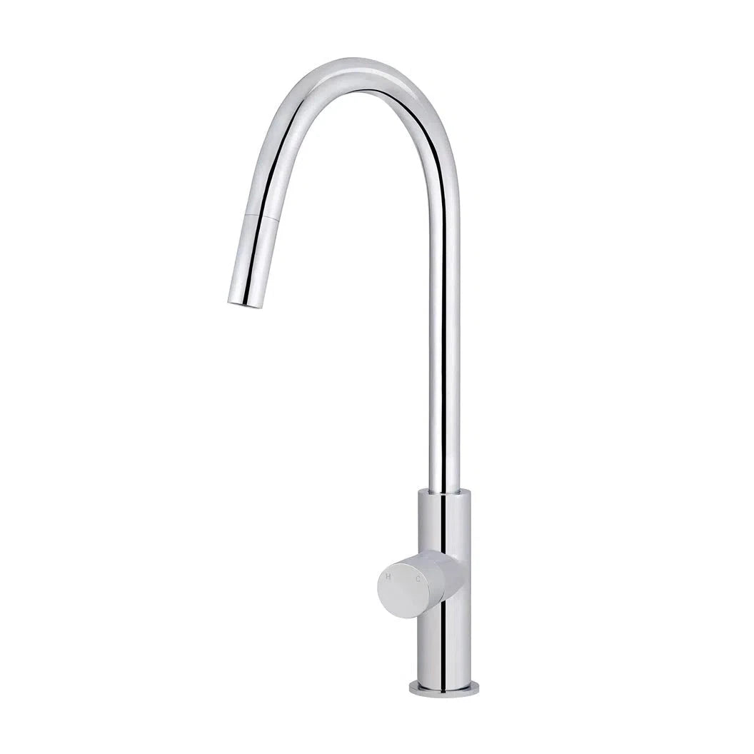 Meir Round Pinless Piccola Pull Out Kitchen Mixer Tap