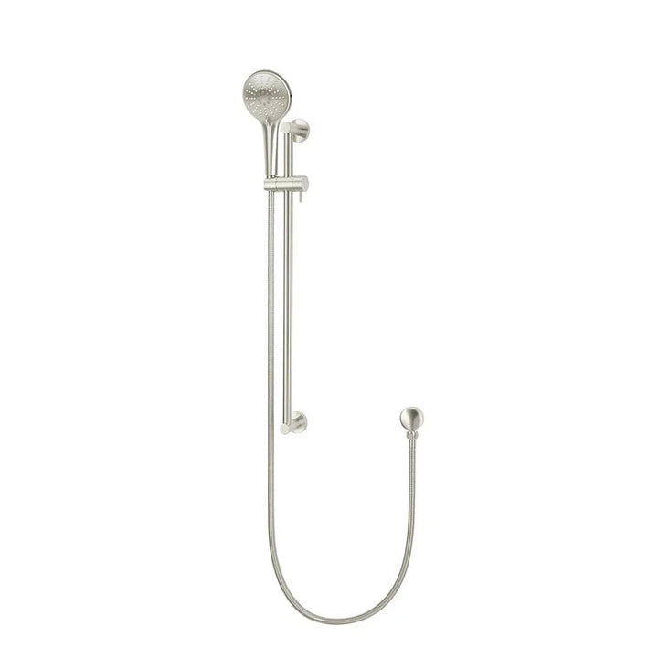 Meir Round Three Function Hand Shower on Rail Column