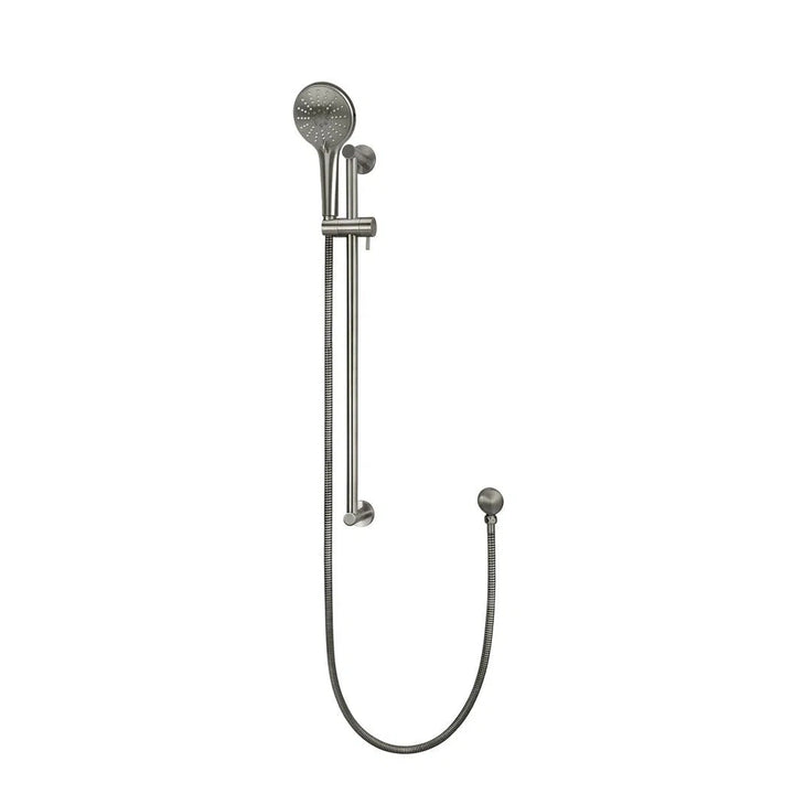 Meir Round Three Function Hand Shower on Rail Column