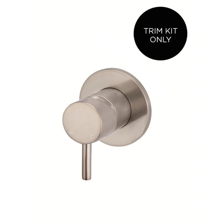 Meir Round Wall Mixer Short Pin-lever Trim Kit