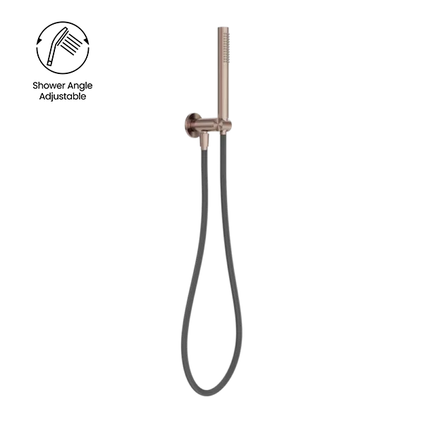 Nero Zen SS316L Shower On Bracket With Outdoor Shower Hose