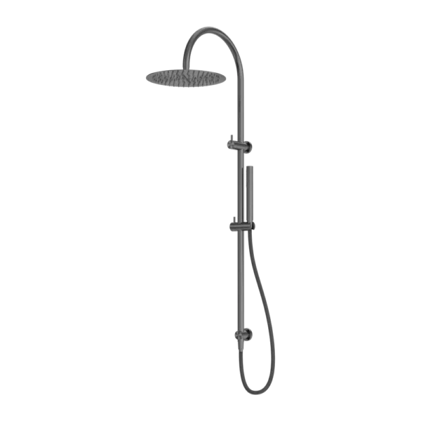 Nero Zen SS316L Twin Shower + Outdoor Shower Hose