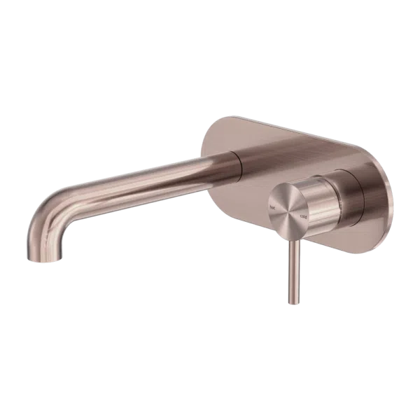 Nero Zen SS316L Wall Basin/Bath Mixer Spout