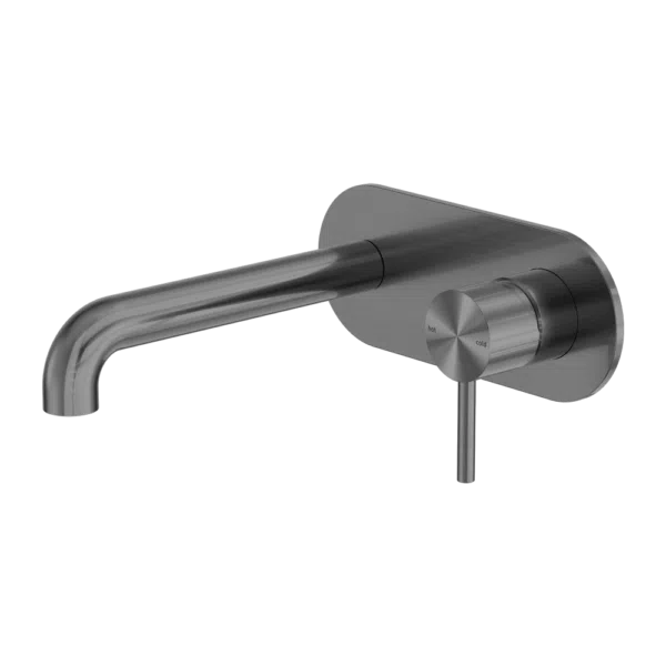 Nero Zen SS316L Wall Basin/Bath Mixer Spout