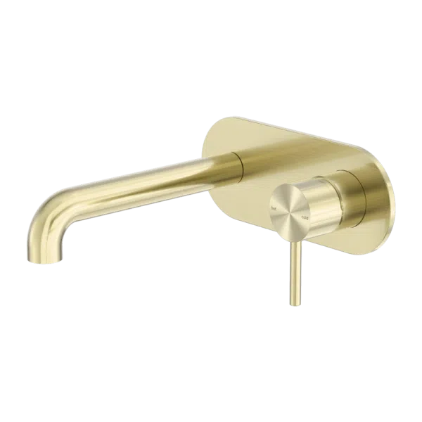 Nero Zen SS316L Wall Basin/Bath Mixer Spout