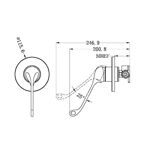 Nero Classic Care Shower Mixer