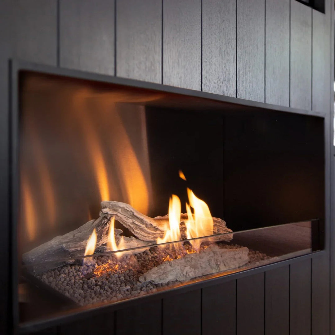 Planika Net Zero Pure Flame Log Fireplace