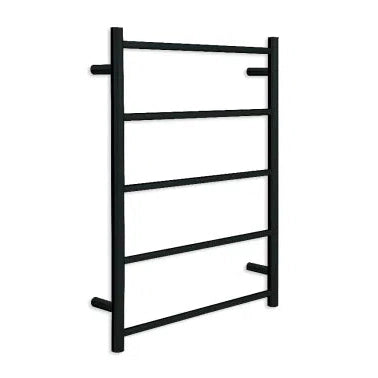 Thermorail Matte Black Non-Heated Towel Ladder - 800H x 630W | Design 10